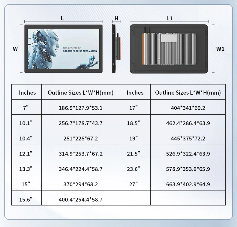 industrial touchscreen pc industrial touchscreen pc